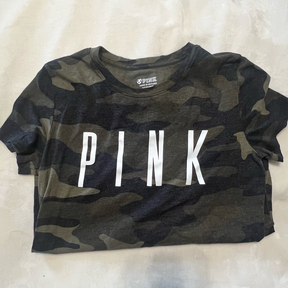 PINK Victoria's Secret Camo T-Shirt